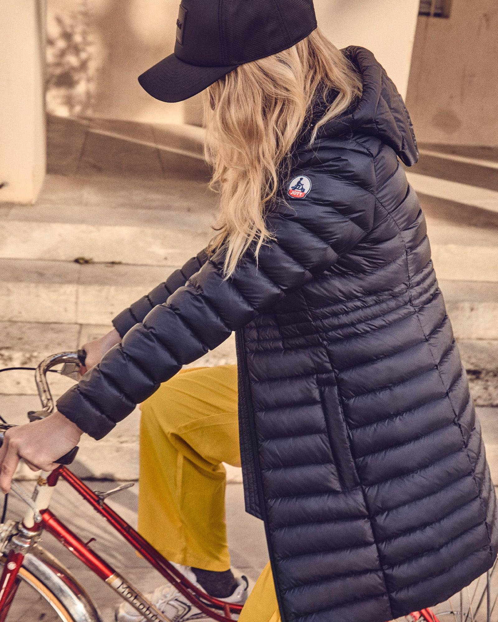 Jott Capuche Doudoune Femme Style Jott Fourrure Doudoune Jott